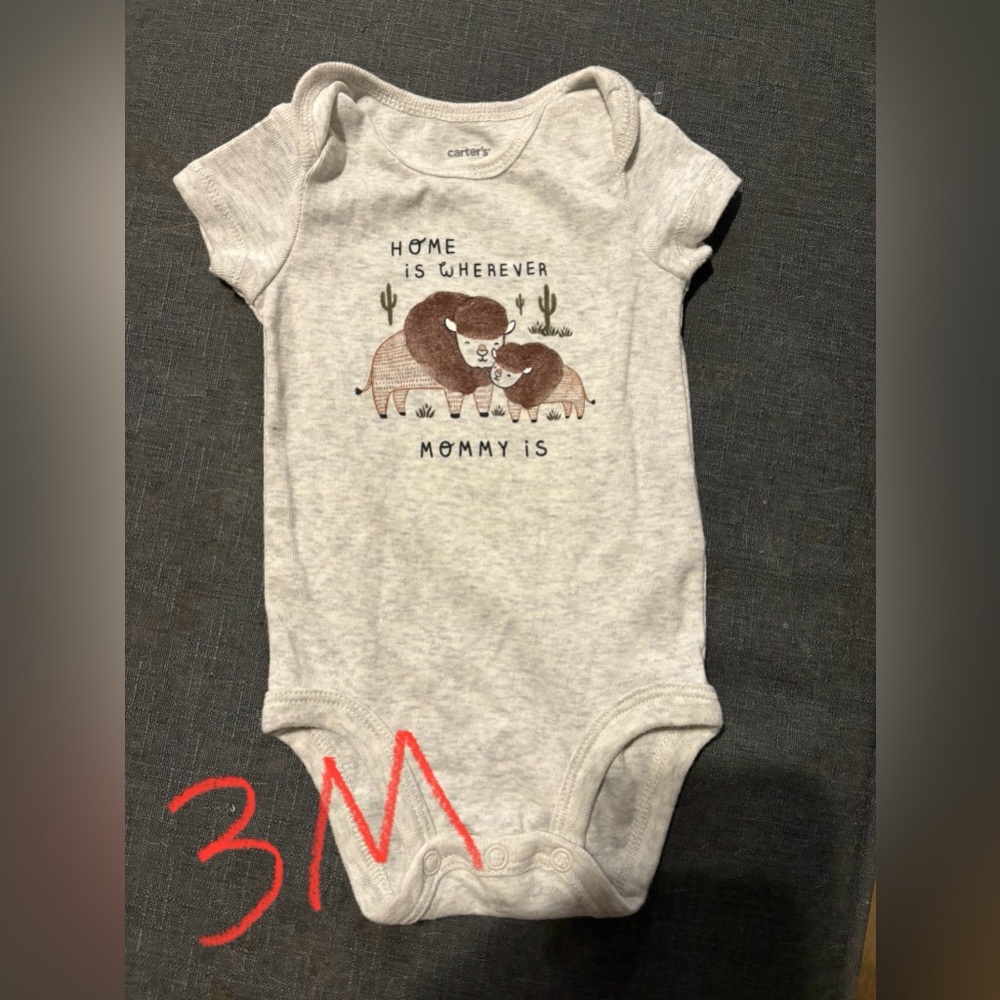 Carter's Gray Baby One Piece